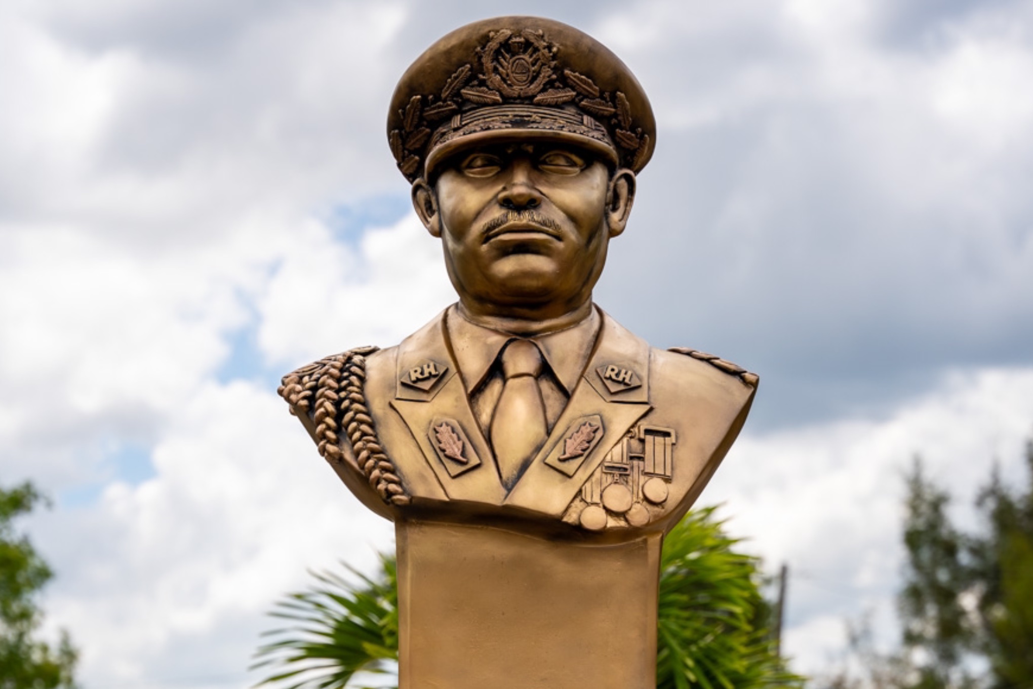 Develación de Busto General Julián Arístides González Írias
